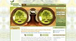 Desktop Screenshot of greenlowcountry.com